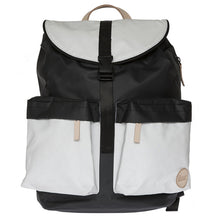 Load image into Gallery viewer, The Enter Accessories Waterproof Tarpaulin Hiker Backpack With Leather Features Front