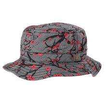 Load image into Gallery viewer, sakura_bucket_cap_blk_s_1024x1024