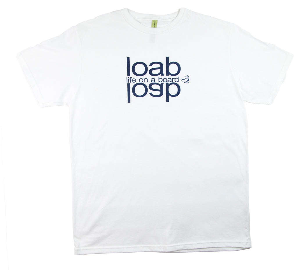 Life On A Board Reflect Tee White