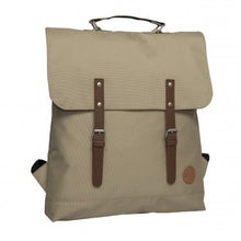Load image into Gallery viewer, Enter Accessories Khaki Canvas Backpack
