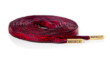 Load image into Gallery viewer, Rastaclat Oval Red Asphalt Shoelace