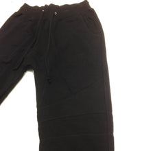 Load image into Gallery viewer, D9 Reserve &lt;br&gt; Drop Crotch Biker Sweatpants in Black