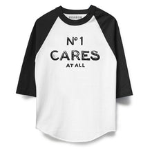 Load image into Gallery viewer, No1 Cares Raglan Front